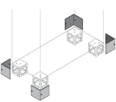  Крышка цоколя с логотипом АББ (уп.4шт) ABB ZN1040 