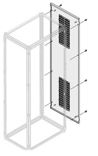  Панель боковая вент. IP30 H=2000мм D=900мм ABB 1STQ007647A0000 