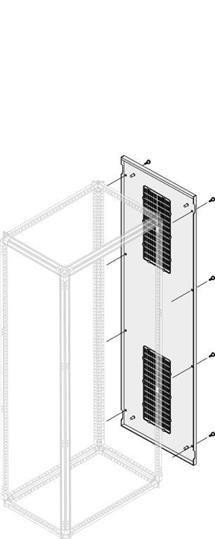  Панель боковая вент. IP30 H=1800мм W/D=500мм ABB 1STQ007632A0000 