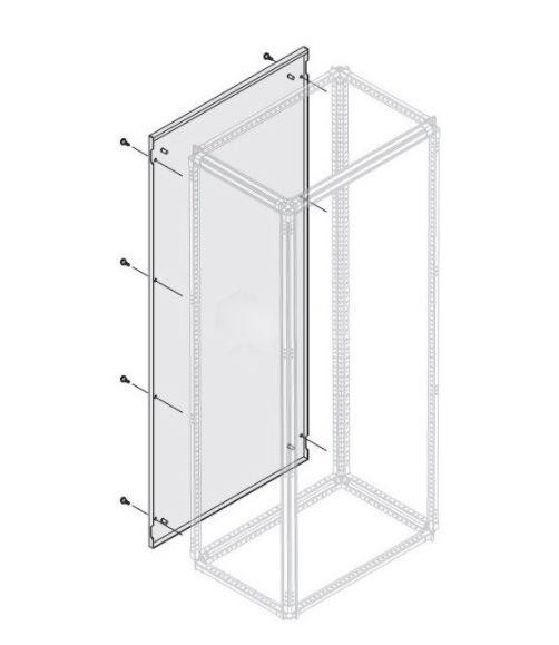  Панель задняя IP30/40 H=2000мм D=250мм ABB 1STQ009381A0000 