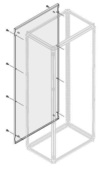  Панель задняя IP30/40 H=2000мм W=400мм ABB 1STQ007620A0000 