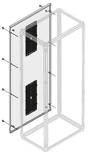  Панель задняя/боковая вент. IP30 H=1800ммW=300мм ABB 1STQ007630A0000 