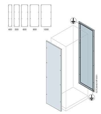  Панель боковая 1800х500мм (уп.2шт) ABB EL1850K 
