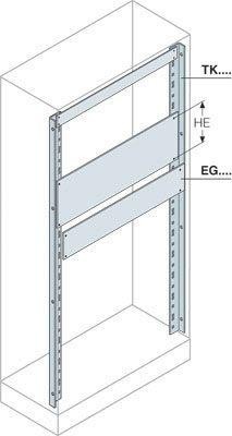  Панель для 19 дюйм алюм. 9HE H=400мм ABB EG1909 