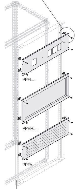  Панель на 2 щит. прибора 96х96мм W=800мм ABB 1STQ008095A0000 