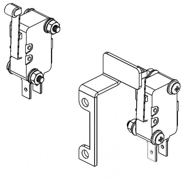  Микропереключатель концевой DKC R5M2WMS 