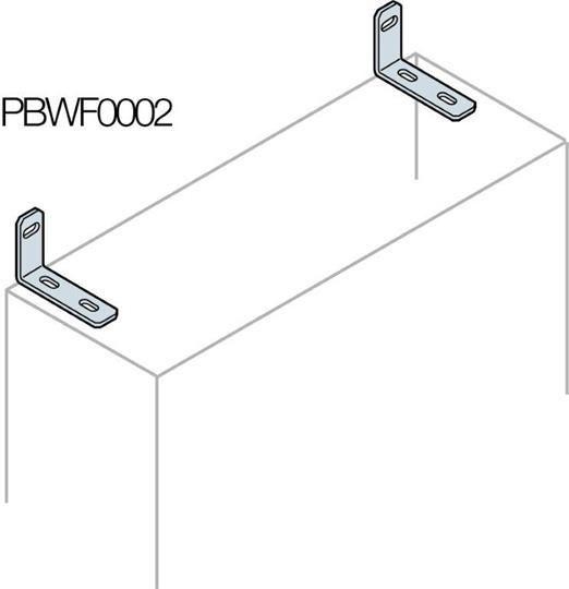  Кронштейн для фиксац. шкафа к стене (уп.2шт) ABB 1STQ008115A0000 