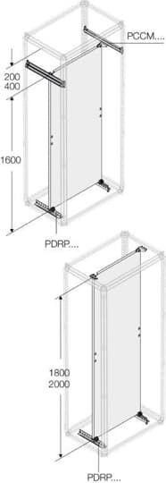  Профиль опорный для монтаж. платы D900 (уп.2шт) ABB 1STQ002338B0000 