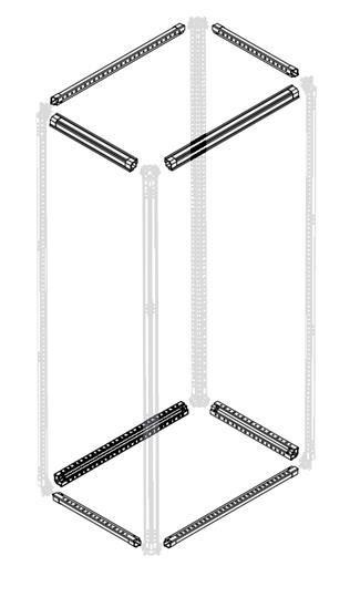  Профиль нерж. каркаса шкафа W=1250мм (уп.4шт) ABB 1STQ007066A0000 