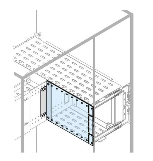  Перегородка + уголок P0 H=500мм W=800мм ABB 1STQ008953A0000 