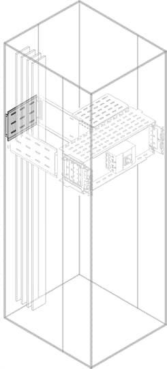  Перегородка верт. задняя H=350мм W=800мм ABB 1STQ008789A0000 