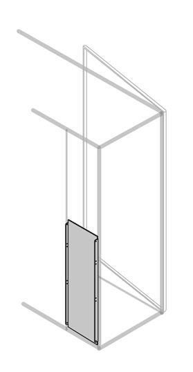  Перегородка задняя верт. H=800мм W=200мм ABB 1STQ008915A0000 