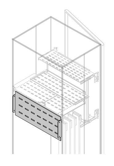  Перегородка верт. задняя H=175мм W=600мм ABB 1STQ008854A0000 