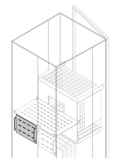  Перегородка верт. задняя H=175мм W=800мм ABB 1STQ008824A0000 