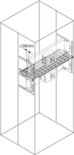  Перегородка горизонт. 3A W=600мм ABB 1STQ008692A0000 