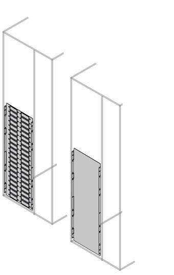  Перегородка боковая H=1000мм D=700мм ABB 1STQ008524A0000 