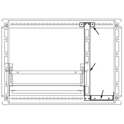  Комплект для созд. кабельного отсека для шкафов CQE 2000х500 DKC R5PFI2080 