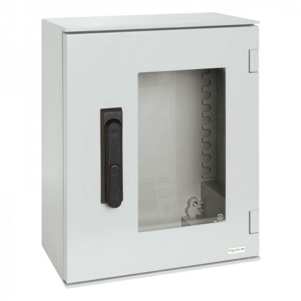  Шкаф THALASSA 530х430х200 RAL7035 IP66 прозрачная дверь SchE NSYPLM54TVG 