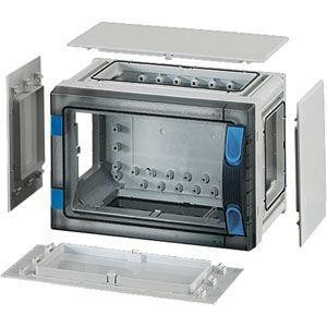  Корпус с прозр. дверцей с 4 соед. IP66 сер. FP 0141 HENSEL 68000302 