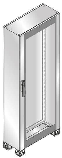  Шкаф AMX нерж. сталь стекл. дверь 2000х600х500мм ABB TM2965VX 