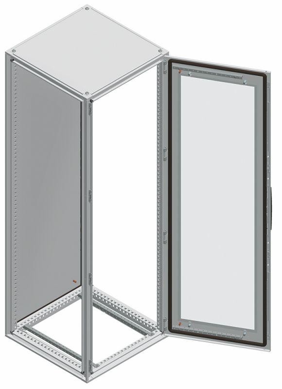  Шкаф Sf прозр. дверь без монтаж. платы 2200х800х800 SchE NSYSF22880T 