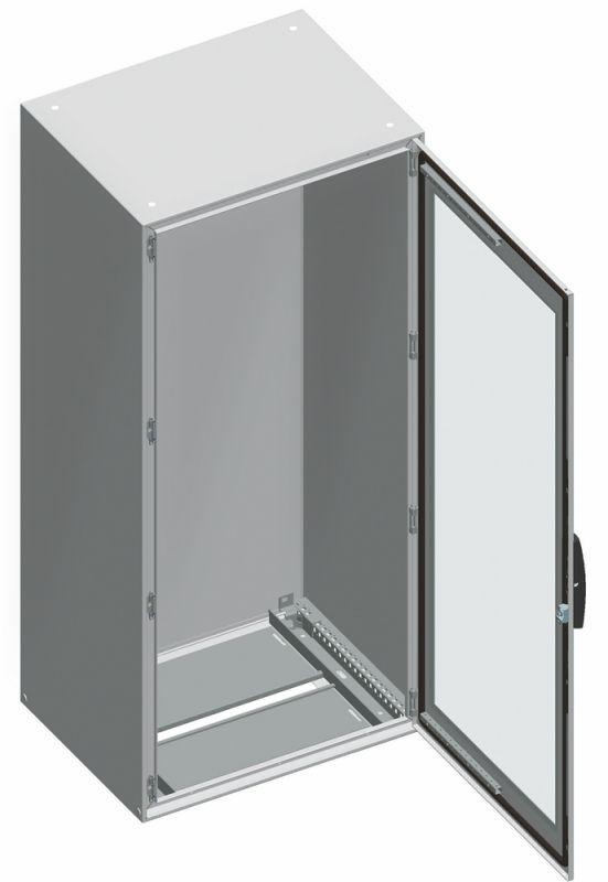  Шкаф Sm прозр. дверь без монтаж. платы 1800х800х300 SchE NSYSM18830T 