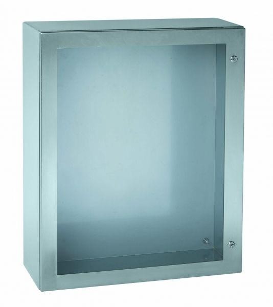  Шкаф нерж. сталь 304L S3X 800х600х250 с двумя обзорн. дверьми SchE NSYS3X10830T 