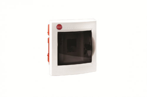  Бокс СП IP41 4м бел/дым. дв DKC 81504 