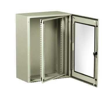  Шкаф с поворотной рамой 9U 400х600х400 SchE NSYVDM9U4P 