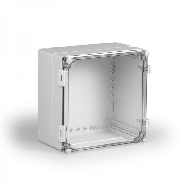  Корпус Cubo W 300х400х185 с петлями и замками рамная вставка прозрачн. крышка PC IP66 ENSTO WPCP304018T 
