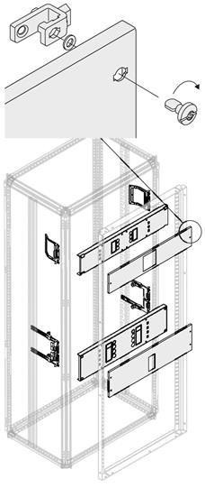  Комплект T7 3/4P FIX блок. мотор. W=800мм ABB 1STQ007905A0000 
