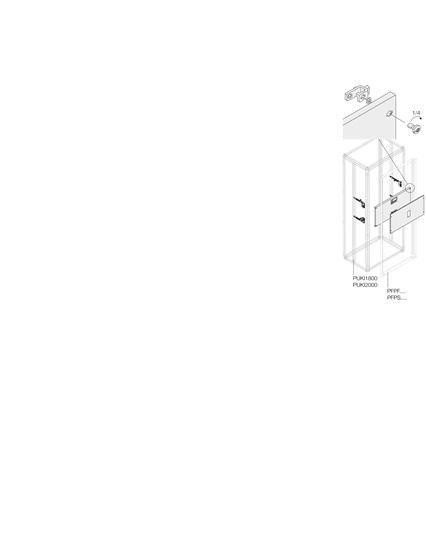  Комплект верт. XT2 3-4P FIX W=600мм ABB 1STQ007922A0000 