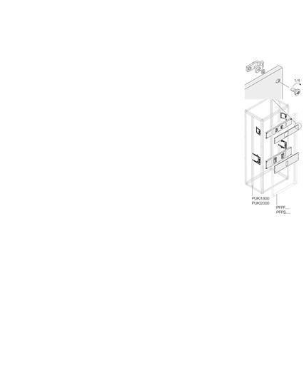  Комплект XT4 3/4P PLUG поворот. рук.W=400мм ABB 1STQ007833A0000 