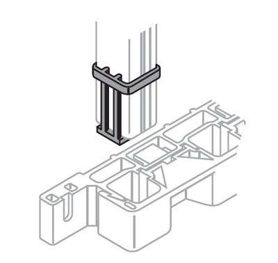  Элемент опорный для шины 400/800А (уп.4шт) ABB AD1065 