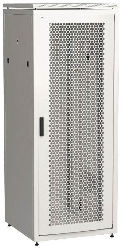  Шкаф сетевой LINEA N 42U 800х800мм перф. передняя дверь задняя металлическая сер. ITK LN35-42U88-PM 