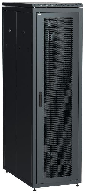  Шкаф сетевой 19дюйм  LINEA N 47U 600х1000мм перфорированные двери черн. ITK LN05-47U61-PP 