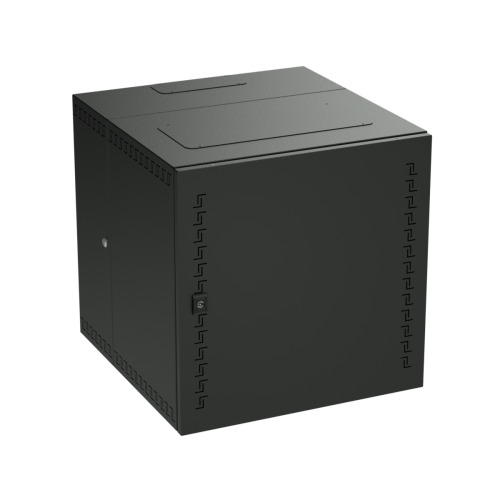  Шкаф телекоммуникационный навесной 16U (800х600х650) дверь стекло RAL9005 DKC R5STI1665MTB 