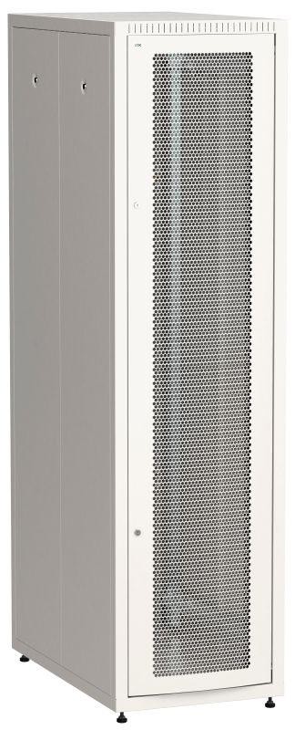  Шкаф сетевой LINEA E 42U 600х1000мм двери 2шт перф. и метал. сер. ITK LE35-42U61-PM 