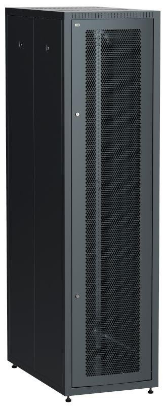  Шкаф сетевой LINEA E 33U 600х1000мм двери 2шт перф. и метал. черн. ITK LE05-33U61-PM 
