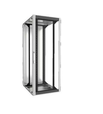  Шкаф TS IT 800х2000х1000 42U с обз. и стальной дверью IP55 19дюйм монтажные рамы Rittal 5509131 
