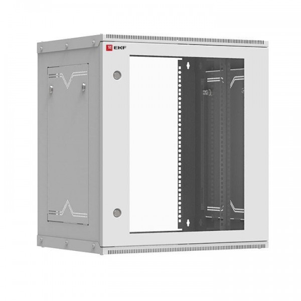  Шкаф телекоммуникационный Astra A 12U 600х450 настенный разборный дверь стекло PROxima EKF ITB12G450D 