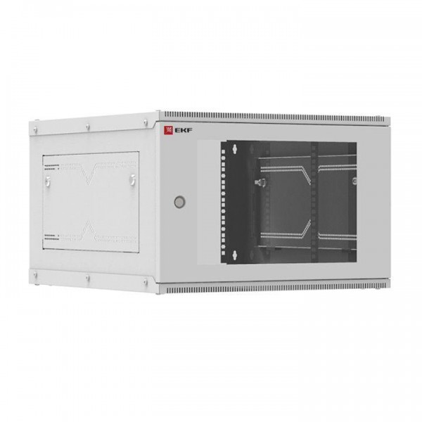  Шкаф телекоммуникационный Astra A 6U 600х650 настенный разборный дверь стекло PROxima EKF ITB6G650D 