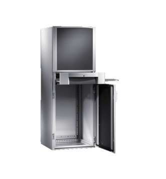  Шкаф PC SE 600х1600х800 глухая дверь поддон для клавиатуры IP55 Rittal 5366400 