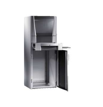  Шкаф PC SE 600х1600х600; обз. дверь; поддон для клавиатуры; монт. поверх. малая Rittal 5366300 