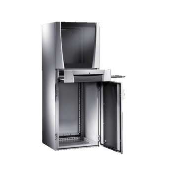  Шкаф PC SE 600х1600х800; обз. дверь; поддон для клавиатуры Rittal 5368000 