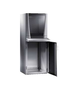  Шкаф PC SE 600х1600х600; обз. дверь; консоль для клавиатуры Rittal 5366200 
