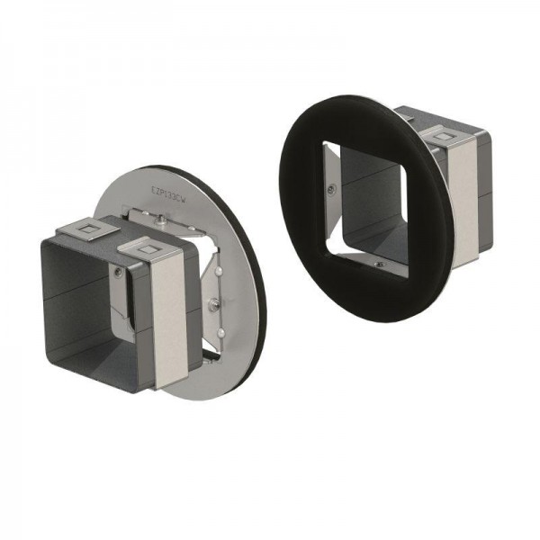  Рамка установочная EZP133CWT (уп.2шт) CABLOFIL 250240 