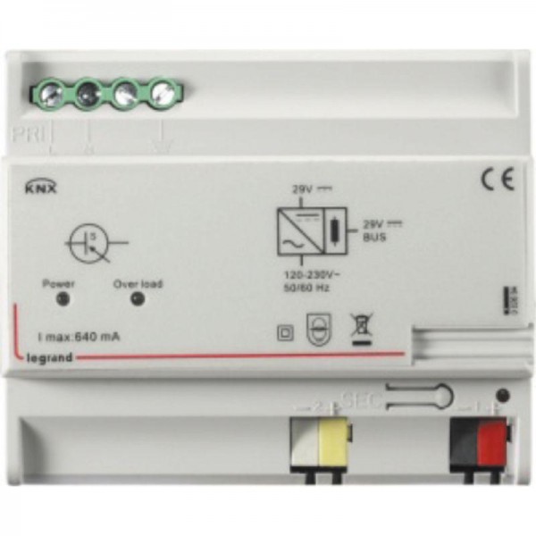  Блок питания системный KNX 640мА DIN 6мод. Leg 002694 