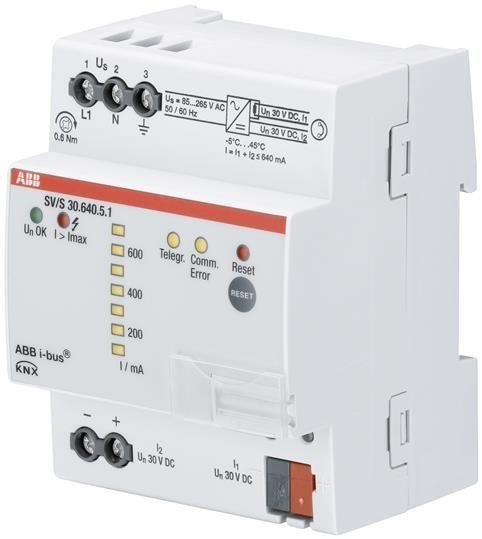  Источник питания 640мА SV/S 30.640.5.1 диагностика шины MDRC ABB 2CDG110146R0011 
