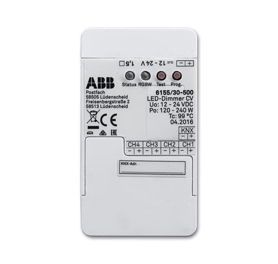  Диммер LED 6155/30-500 KNX 4-канальный без блока питания ABB 2CKA006151A0254 